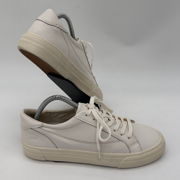 Madewell MWL Women’s Sidewalk Low-Top Pale Parchment Leather Sneakers Size 8.5 - Picture 5 of 15